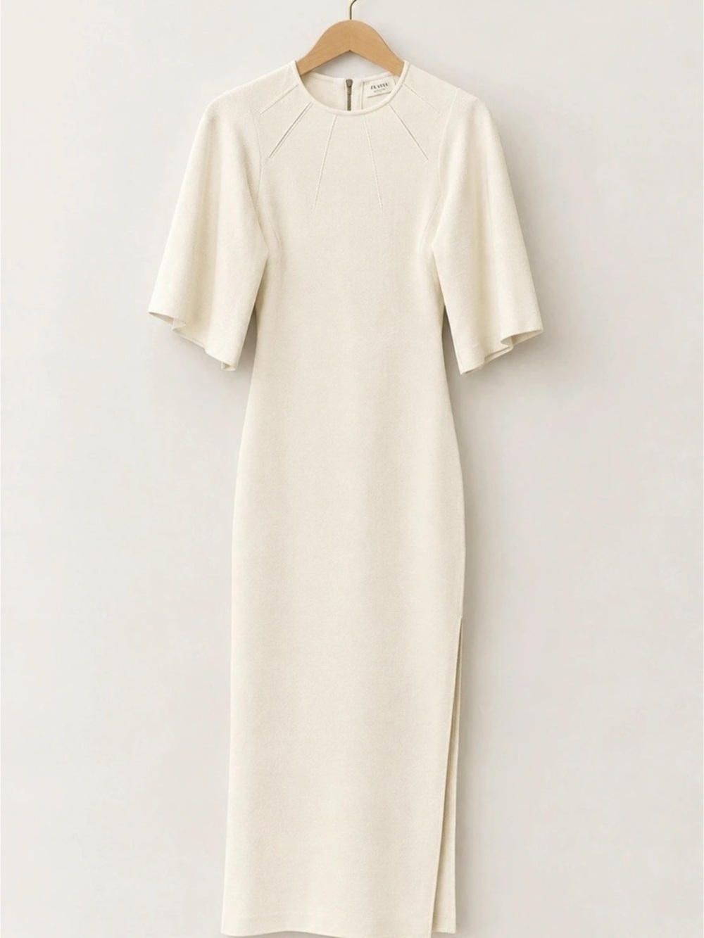 Ted Baker Midi Dress in Cream Size 1 Like New